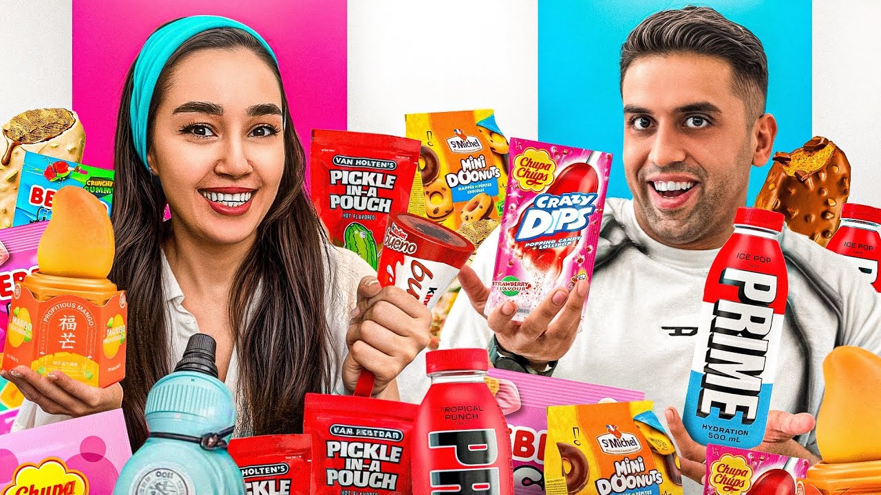گرون ترین وعجیب ترین خوراکی های ترند رو خریدیم و تست کردیم🥴🍭