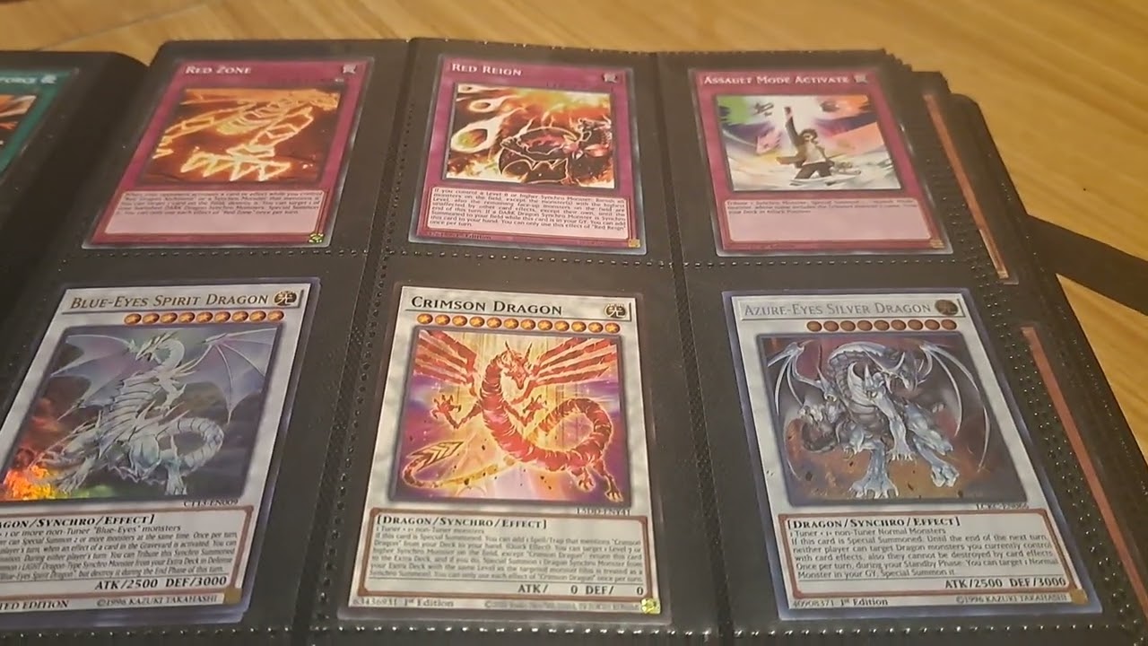 Dons binder of Dragon 🐉 decks.