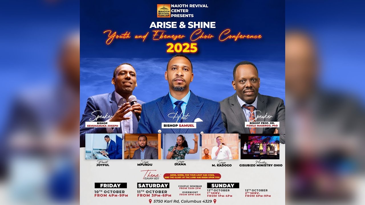 IGITARAMO// Arise & Shine Youth Conference Oct12/25 - NAIOTHRC