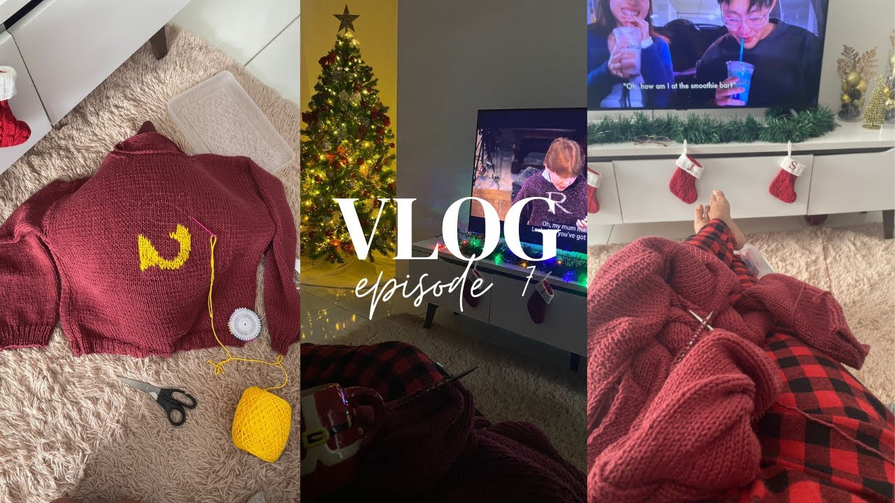 tricotando um sueter de harry potter para o natal 🧶🎄 #harrypotter  #ronyweasley #tricot