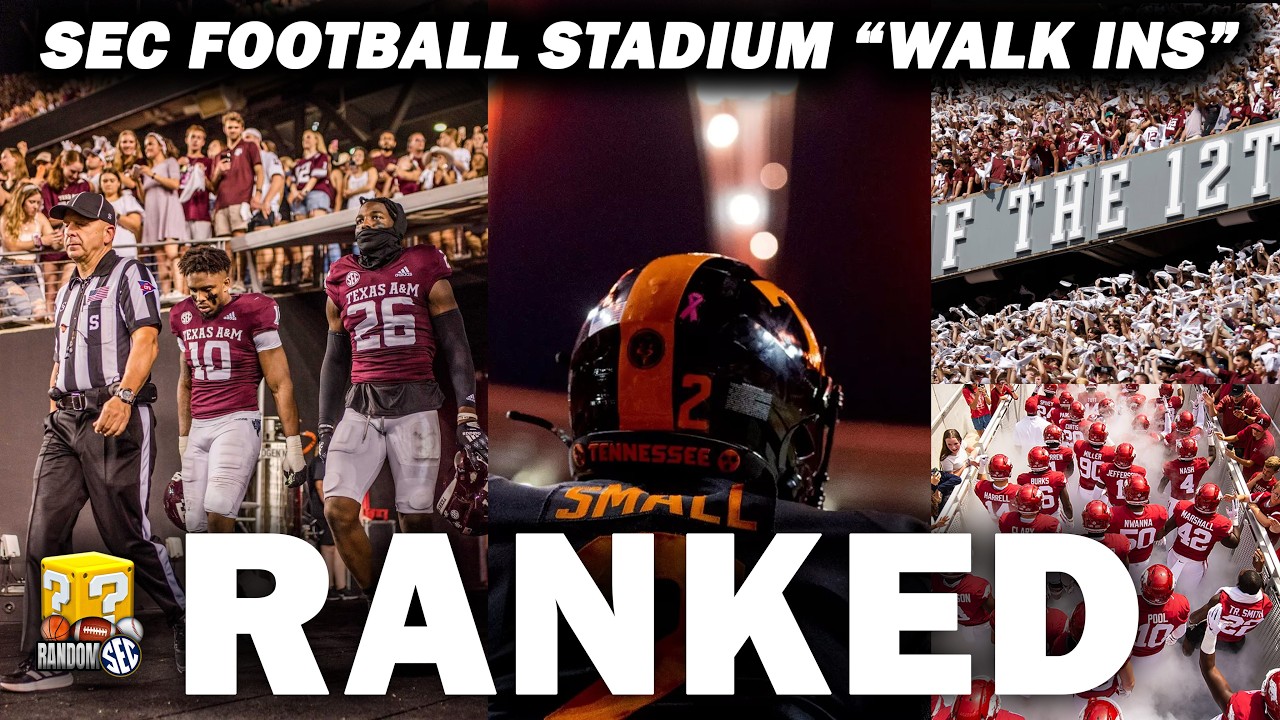 🔥 SEC Stadium Intros Ranked 1-16! | Ultimate Walk-Ons & Pregame Traditions • Random SEC 🔥