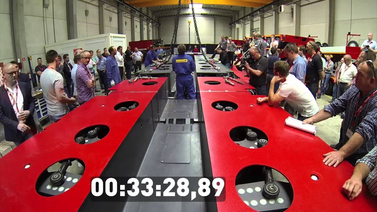FAYMONVILLE CombiMAX - Conversion from a semi-trailer to a low bed trailer