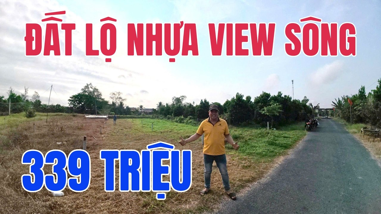 Nền thổ cư lộ nhựa giá rẻ, view sông BAO TRỌN THUẾ PHÍ