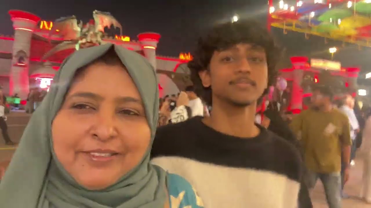 Я и мои дети в Global Village 🔥 свежие, красочные блюда #лакшадвип #еда #youtubeviral