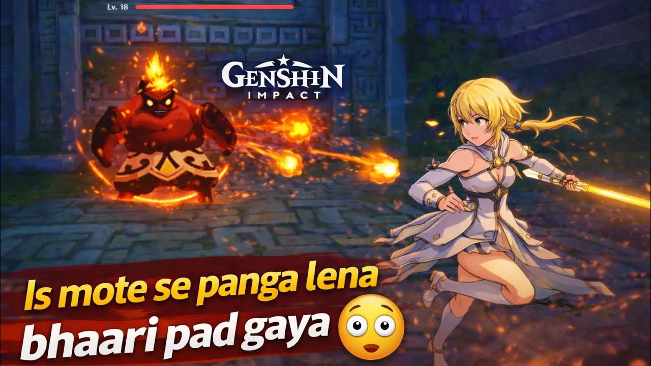 Mote se panga bhaari pad Gaya yaar || new temple mission Genshin impact 