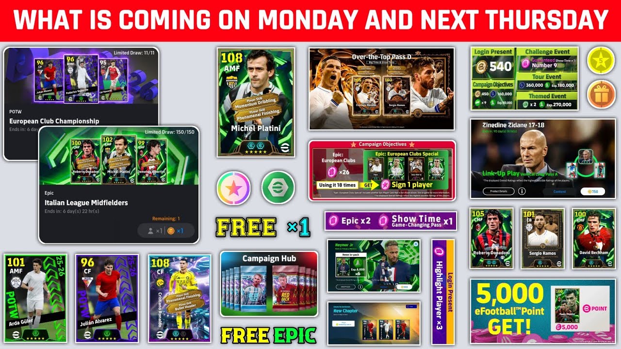 Обновление eFootball 2026!! Что нас ждет завтра и в четверг в eFootball 🤩 Бесплатные эпические пр...