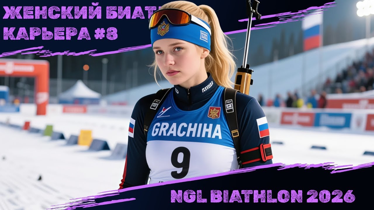 КАРЬЕРА ЗА БИАТЛОНИСТКУ #8 / ОЧЕНЬ СЛОЖНЫЙ ДЕБЮТ В КУБКЕ ЕВРОПЫ / NGL Biathlon 2026