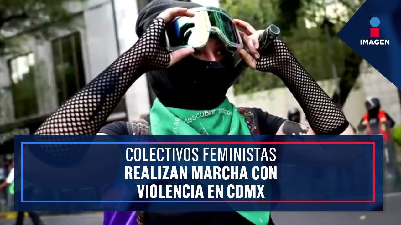 Colectivos feministas realizan marcha con violencia en CDMX | Noticias con Ciro Gómez Leyva