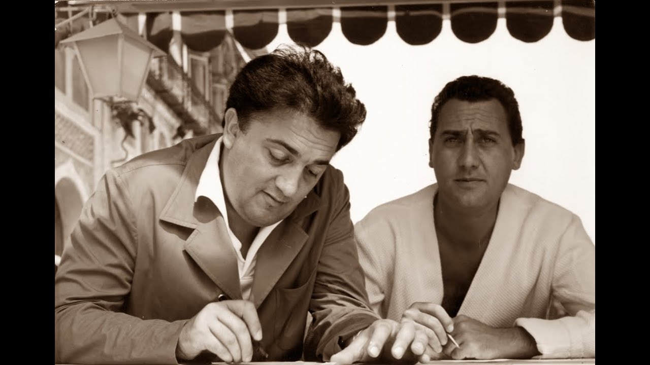 Sordi e Federico Fellini