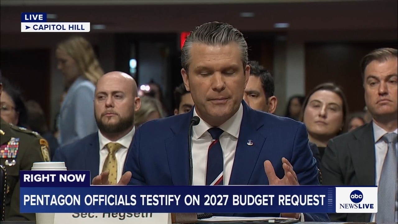 LIVE: Secretary Hegseth testifies on 2027 Pentagon budget request