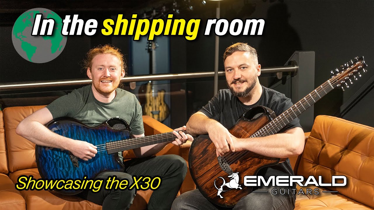 X30 acoustic guitar demos and shipping video - 5 July 2024 #customguitar