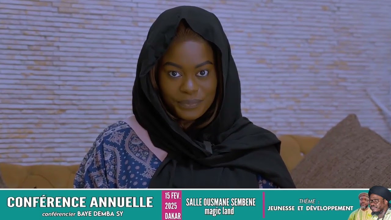 CONFERENCE ANNUELLE: JEUNESSE ET DÉVELOPPEMENT animée par BAYE DEMBA SY AH-TIDIANY