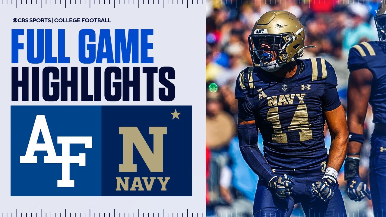 Air Force Falcons vs Navy Midshipmen | Full Game Highlights | CBS Sports College Football