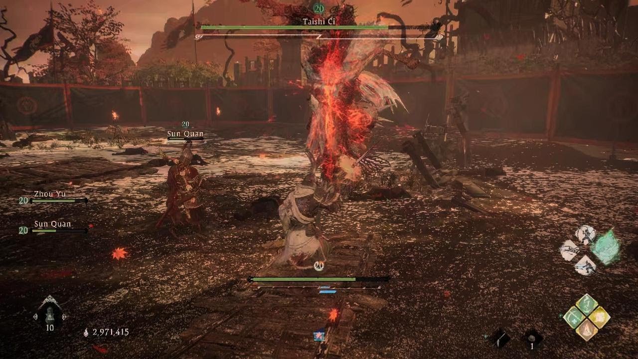 Wo Long: Fallen Dynasty Taishi Ci Boss Fight