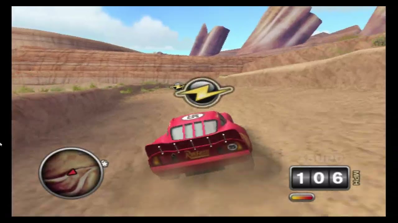 Cars: Mater National Gameplay (PS2)