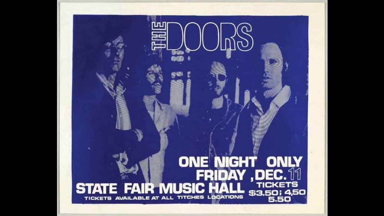 Doors concert; Dallas, TX; Dec. 11, 1970 (late show)