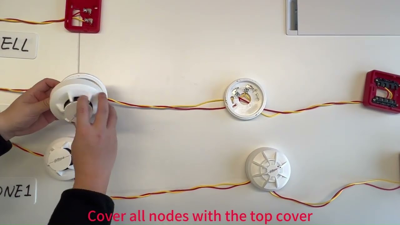 Quick Installation of Conventional Fire Alarm System   Arabic