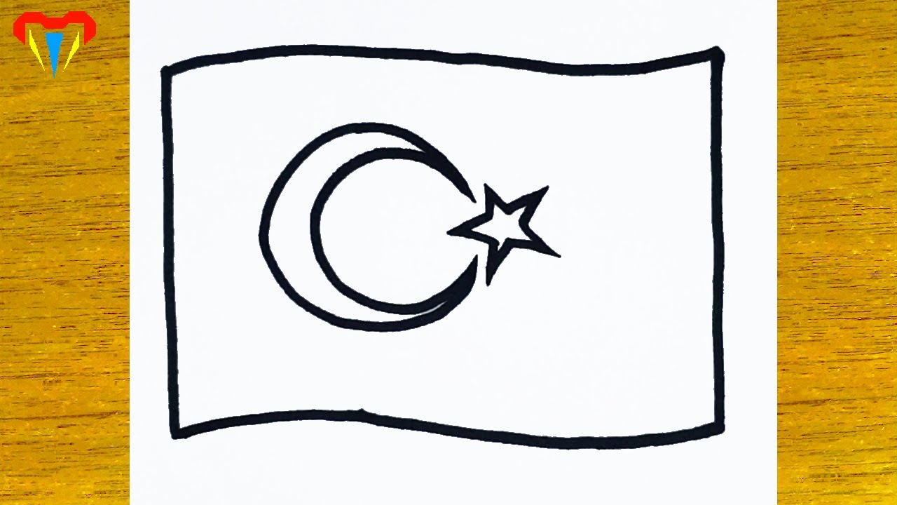 Kolay T&uuml;rk Bayrağı Nasıl &Ccedil;izilir