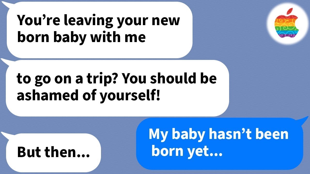 【Apple】 My mother-in-law got upset at me for leaving my kids with her too often but...