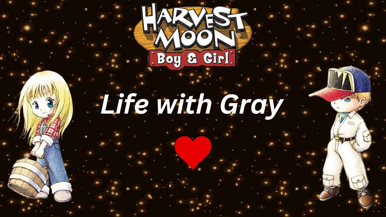 Harvest Moon: Back to Nature for Girl - Gray (Events, Dialogue, Marriage)
