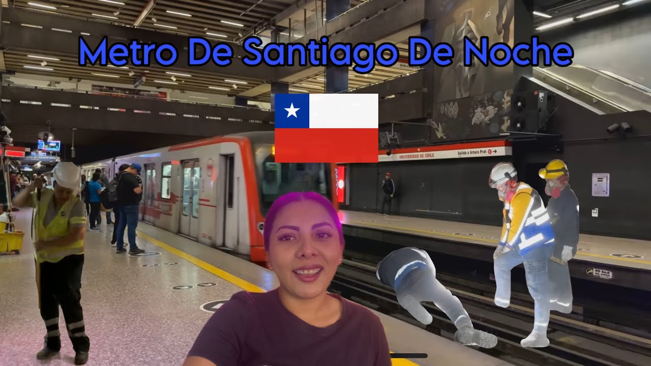 🇨🇱 Esto Sucede En El Metro De Santiago De Noche 😳 Mucho Movimiento 