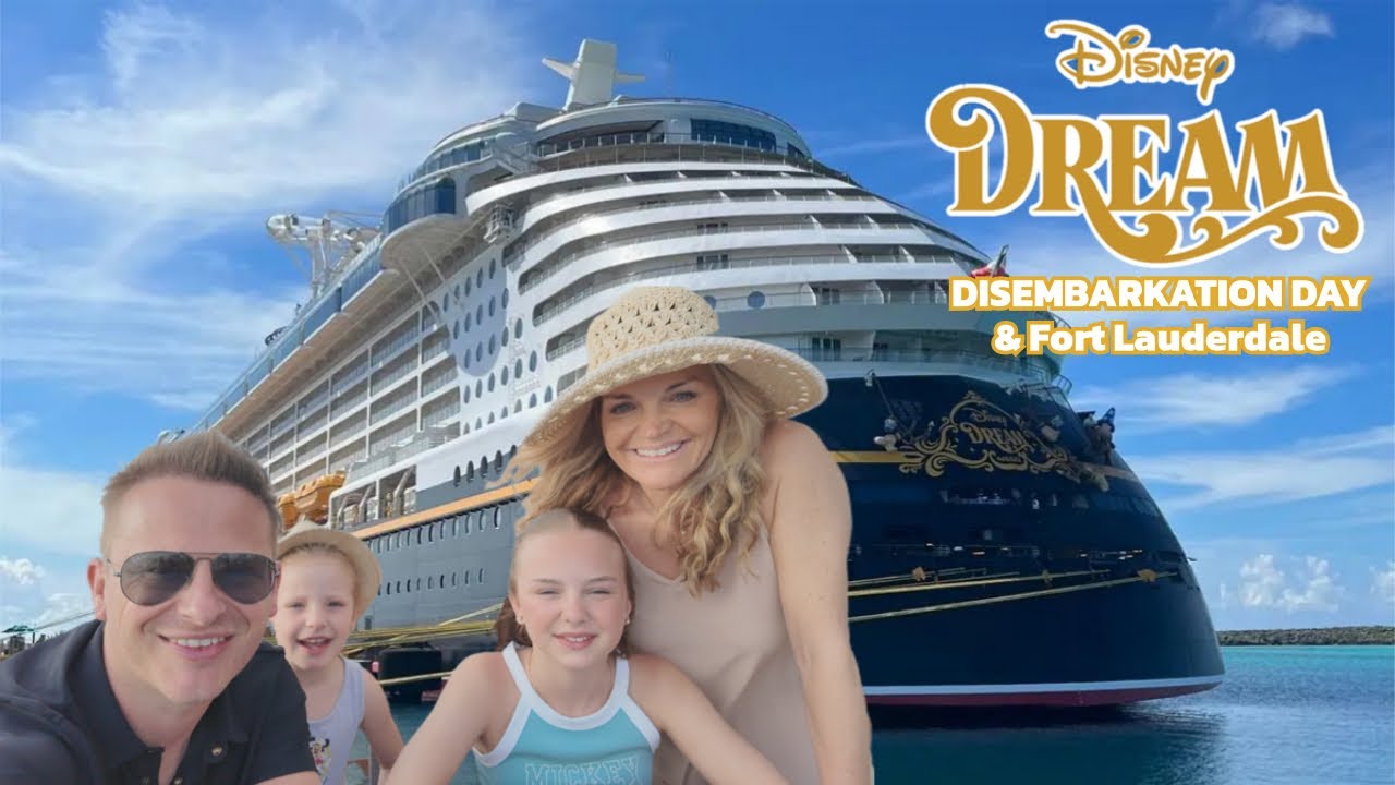 Disney Dream Disembarkation Day | Ft Lauderdale, Bubba Gumps | Bahia Mar Hilton | Disney Cruise Line