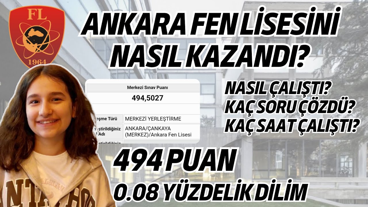Ankara Fen Lisesini Nasıl Kazandı? 494 Puan | LGS Başarı Hikayeleri