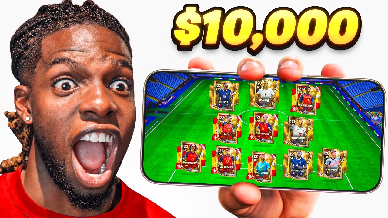 I Spent $10,000 On The World Cup Champions In FC Mobile
