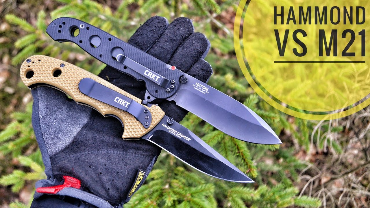 Тест ножей. CRKT Hammond Cruiser VS M21. Testing