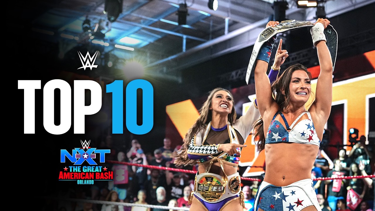 Топ-10 моментов NXT Great American Bash 2026: WWE Top 10, 28 июня 2026 г.