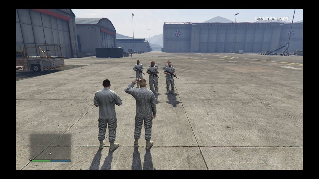 [GTA5] UNDERCOVER OP DE LEGERBASIS!! | Director Mode #3