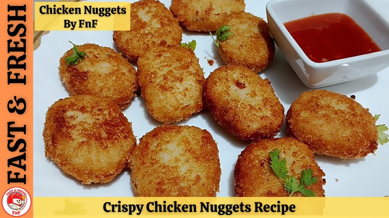 Chicken Nuggets Recipe | How to Make Chicken Nuggets at Home Make and Freeze By Fast & Fresh
