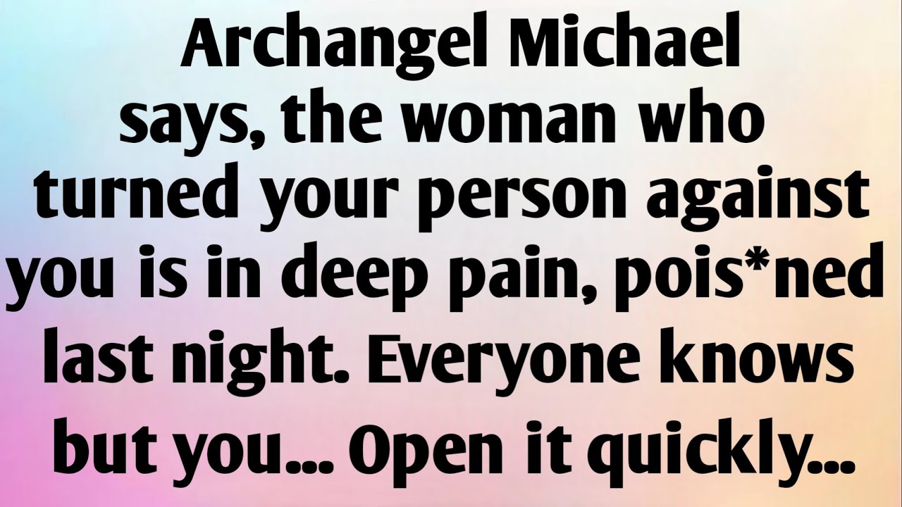 ARCHANGEL MICHAEL SAYS, EVERYONE KNOWS...
