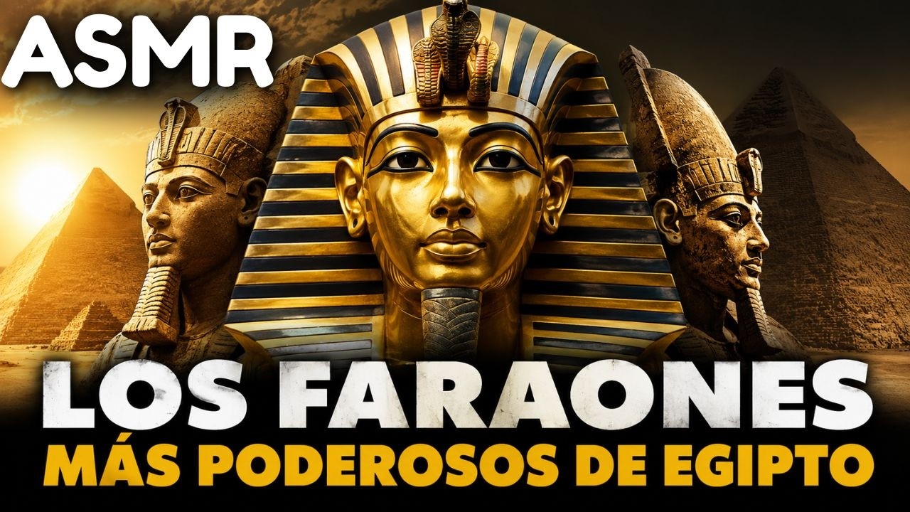 ASMR | Los 10 Faraones Mas Poderosos e Importantes De Egipto