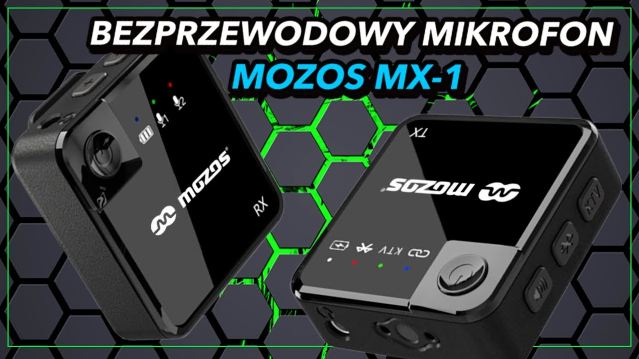 Bezprzewodowy mikrofon dla początkujących twórców i nie tylko - Mozos MX1 Single