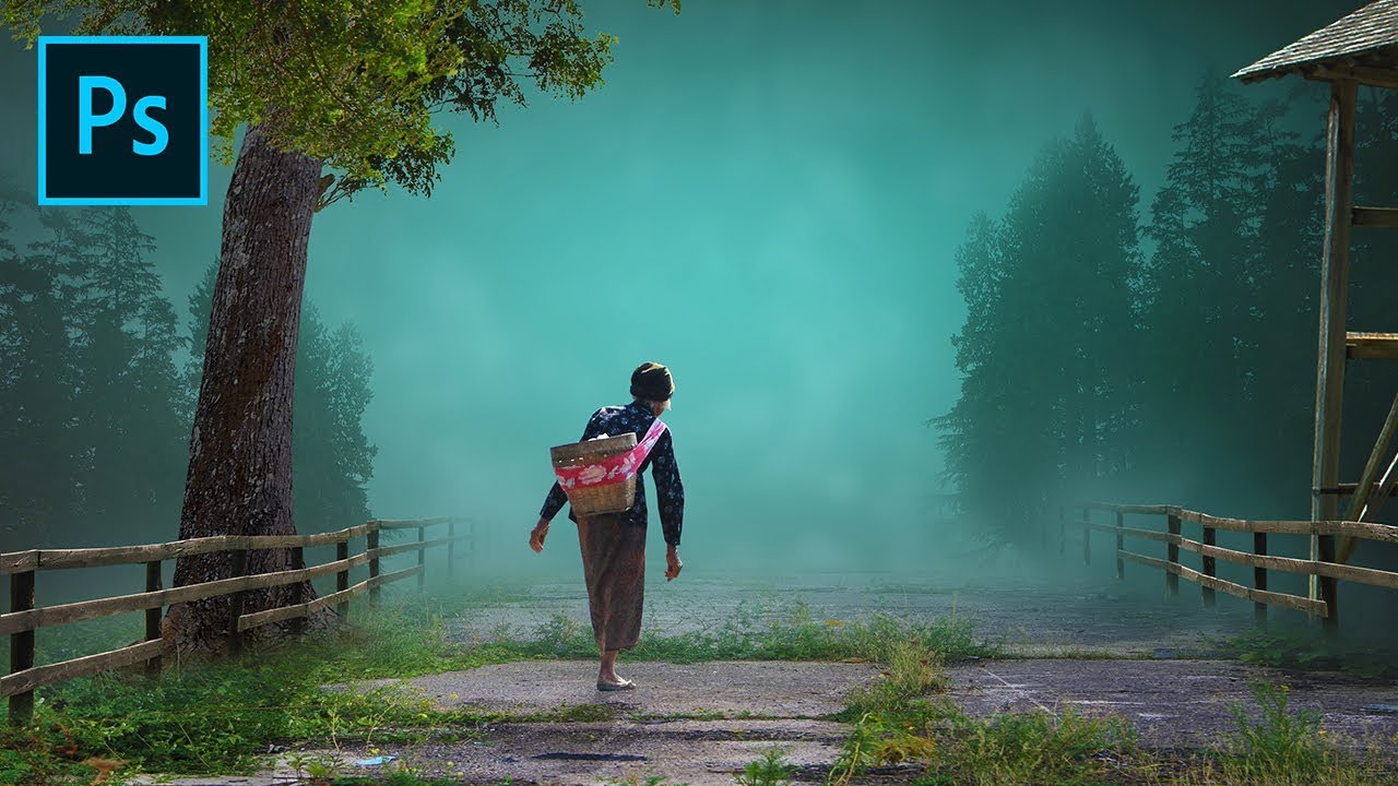 Photoshop Tutorial - Dramatic Color Effect Photo Manipulation