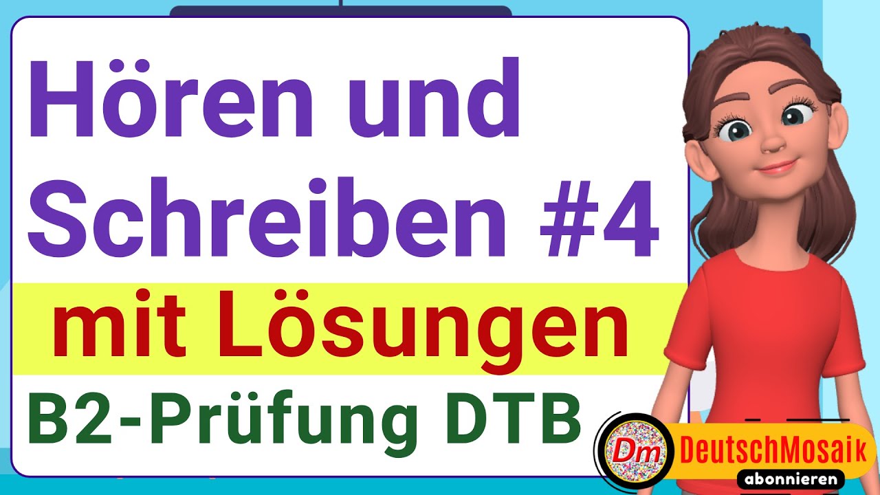 B2 Beruf | Hören und Schreiben mit Lösungen | DTB-orientierte Übung