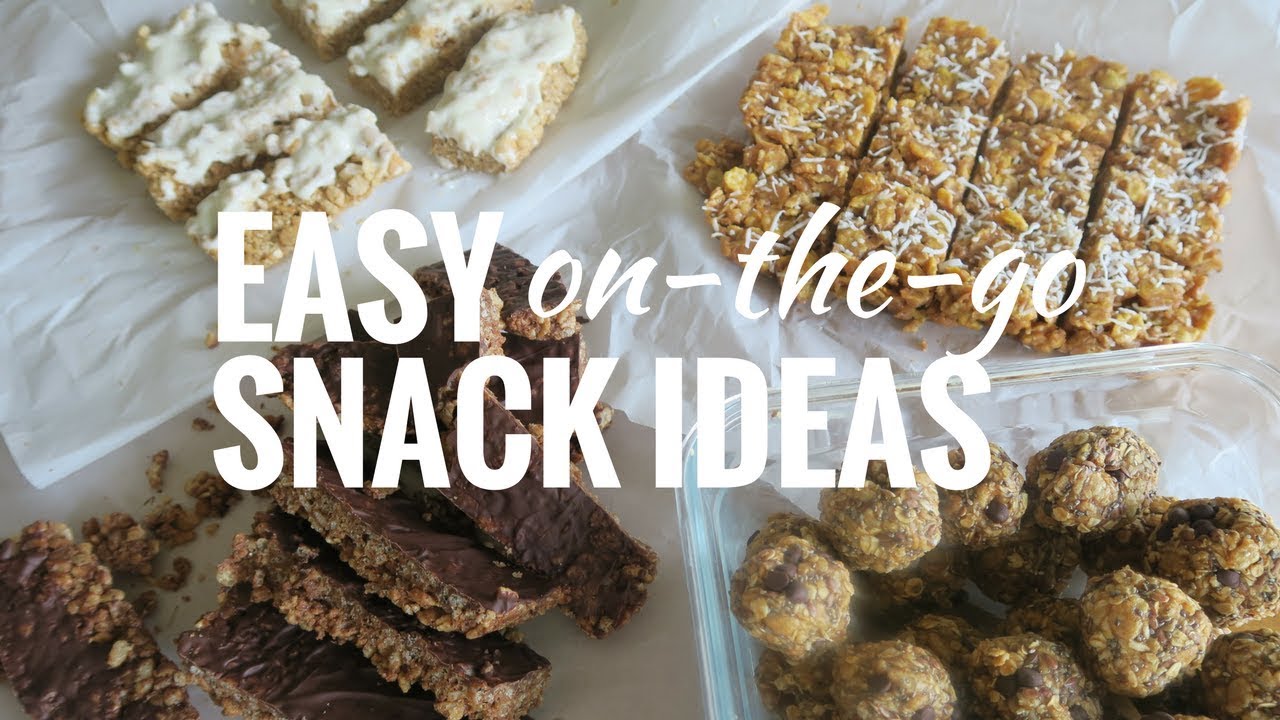4 Easy, On-The-Go Vegan Snacks ANYONE Can Make!