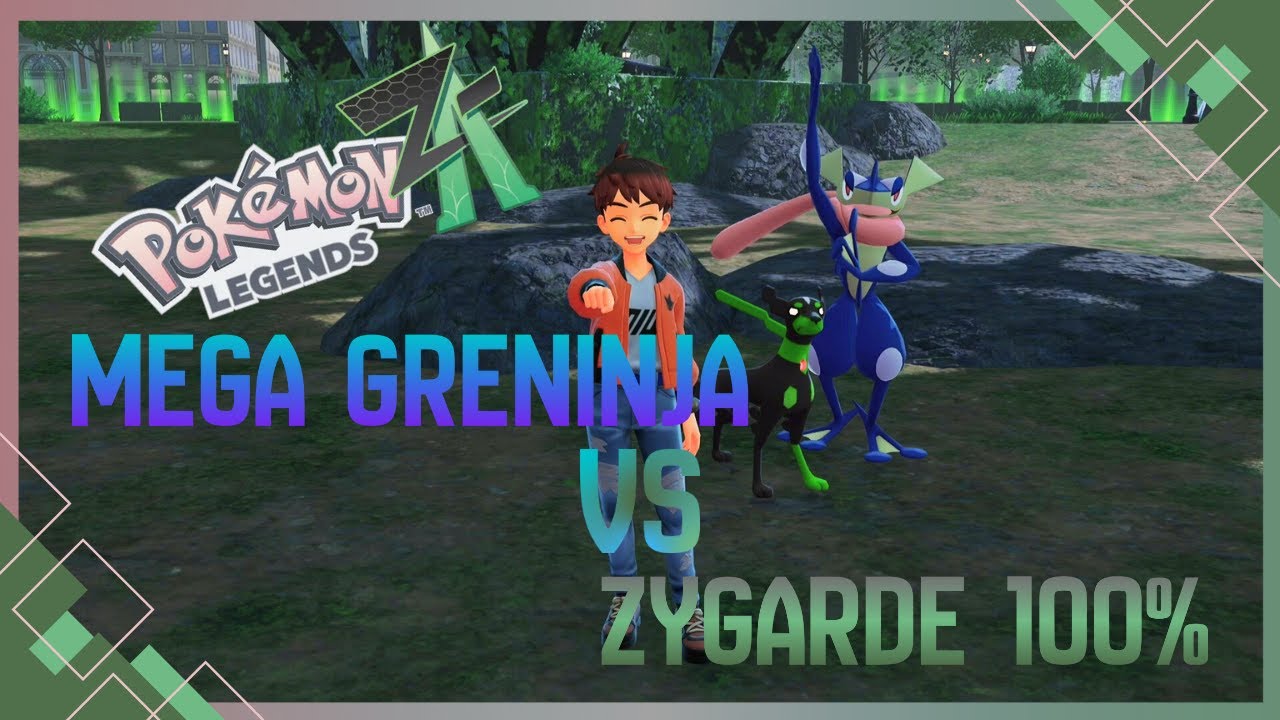 Pokémon Legends Z-A: Mega Greninja vs Zygarde 100% (+ Secret cutscene)