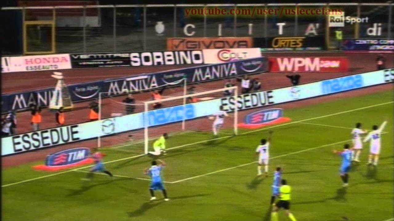 Catania-LECCE 1-2 - Highlights 90° Minuto - Serie A 11 aprile 2012