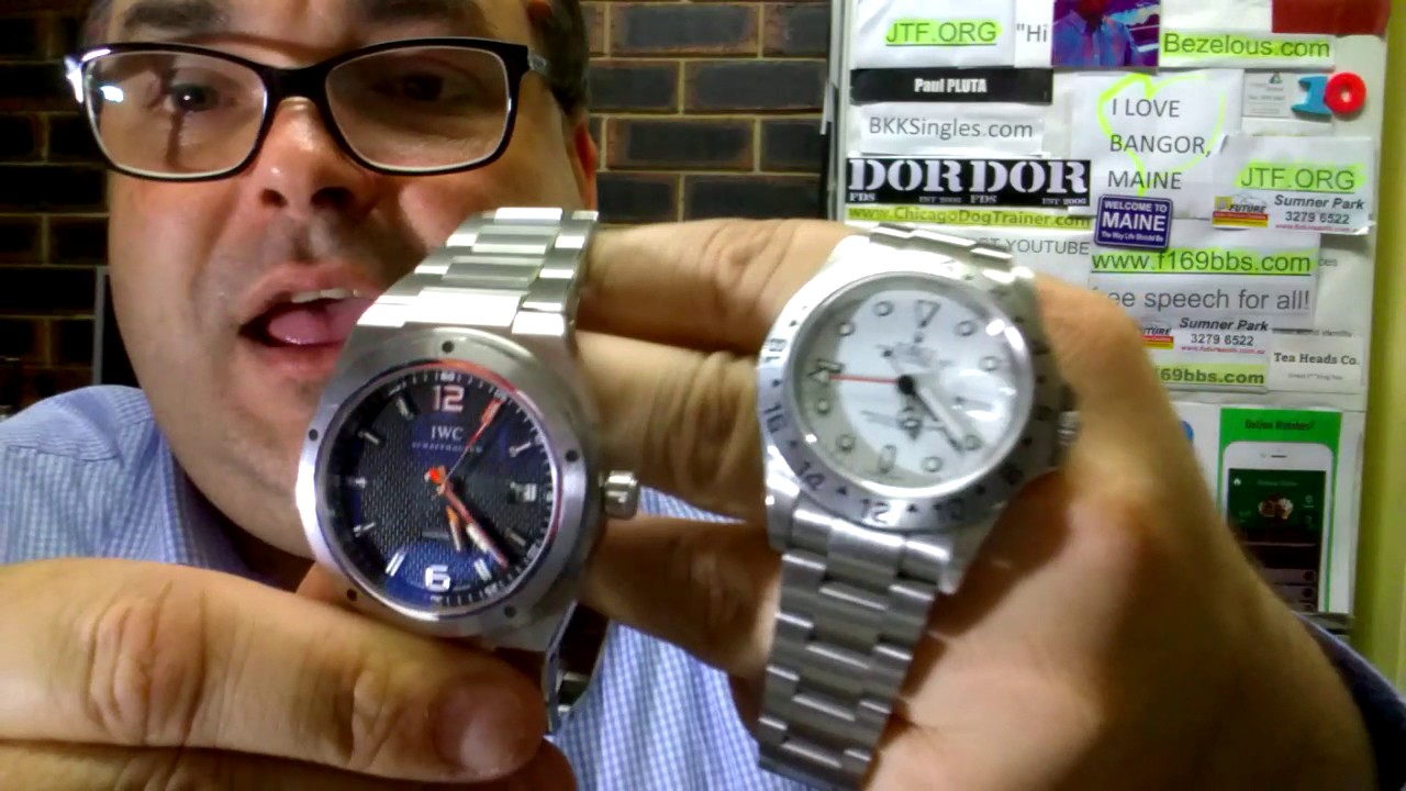 IWC 3227-01 Ingenieur or Rolex Explorer II 16570 - US$3,500 decision