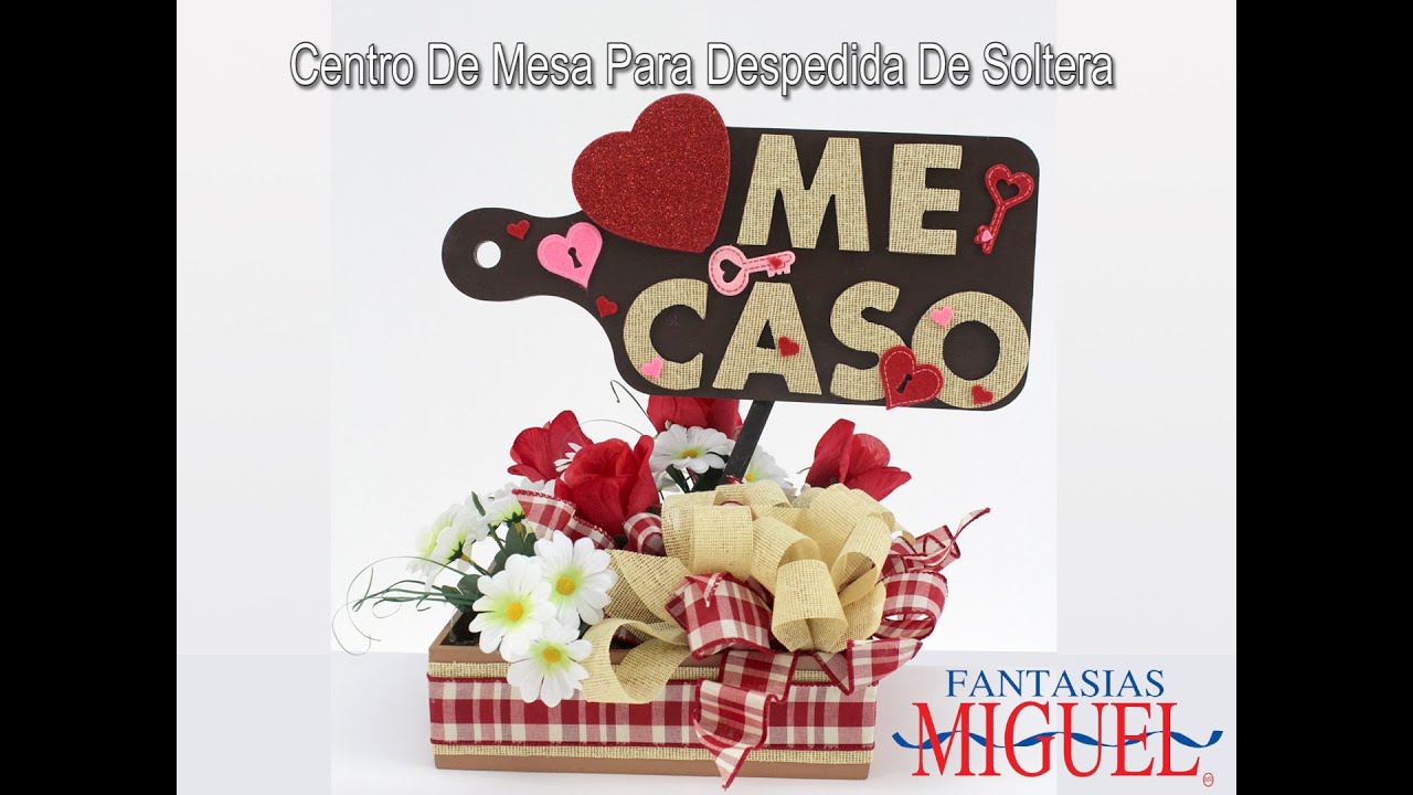 CENTRO DE MESA PARA DESPEDIDA DE SOLTERA