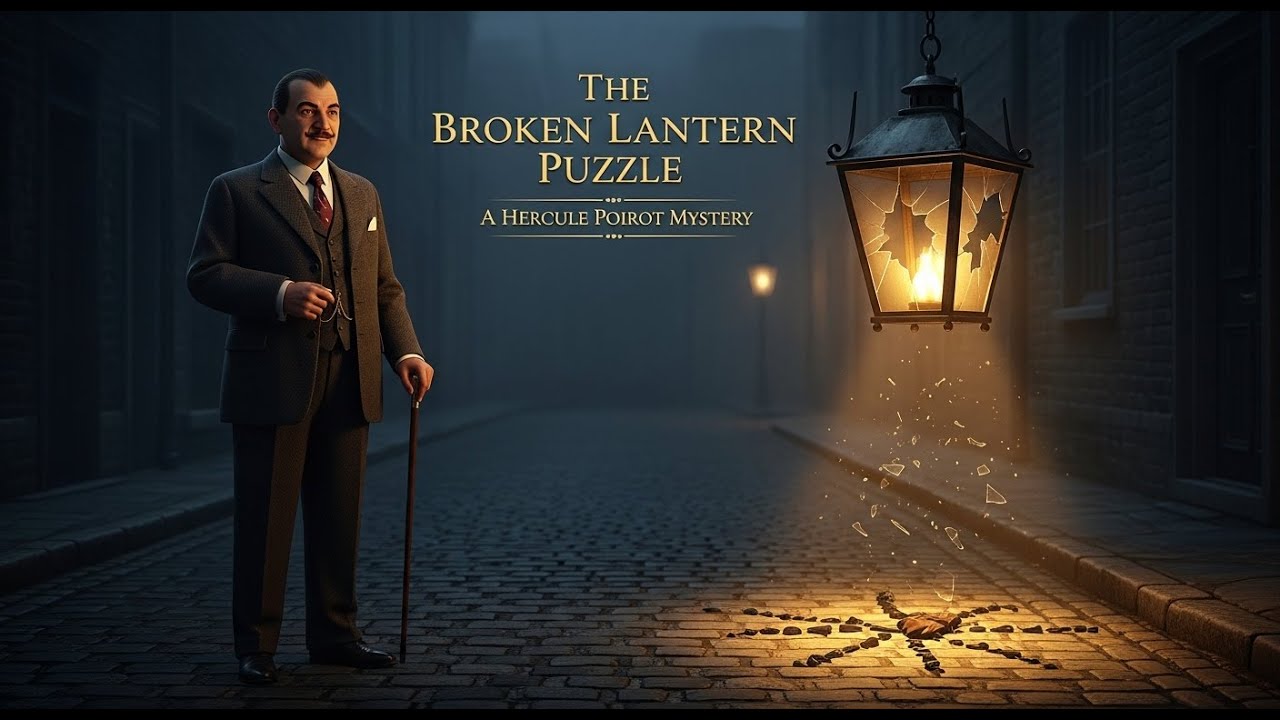 🎩Hercule Poirot & The Broken Lantern Puzzle | A Hercule Poirot Mystery.