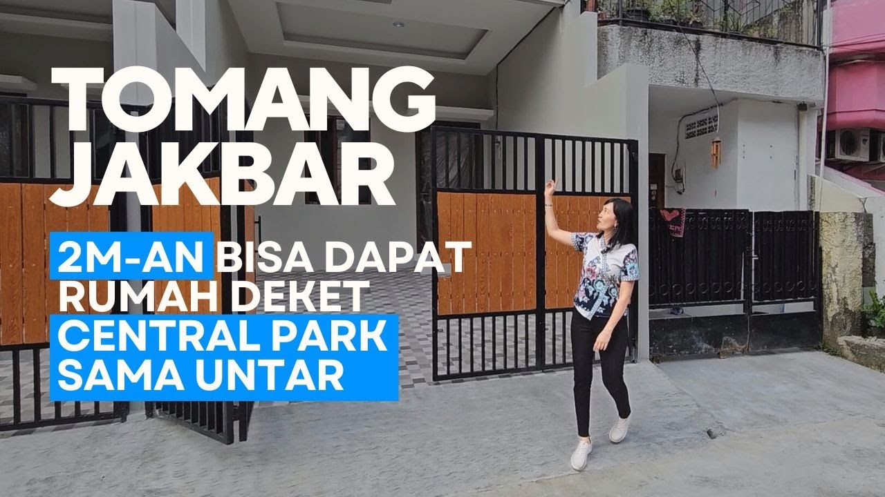 Rumah Baru Dijual Tomang 2025 Cuma 2Man aja! 3 Lantai - Mega Agen Properti Jakarta Barat