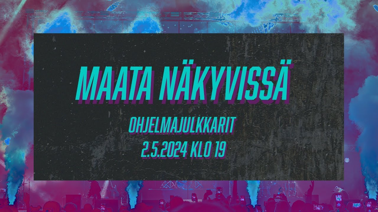 Ohjelmajulkkarit 2.5.2024 klo 19.00
