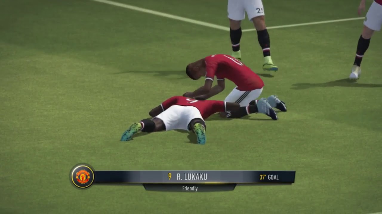 FIFA 18 gameplay Xbox 360 Manchester United vs fc barcelone