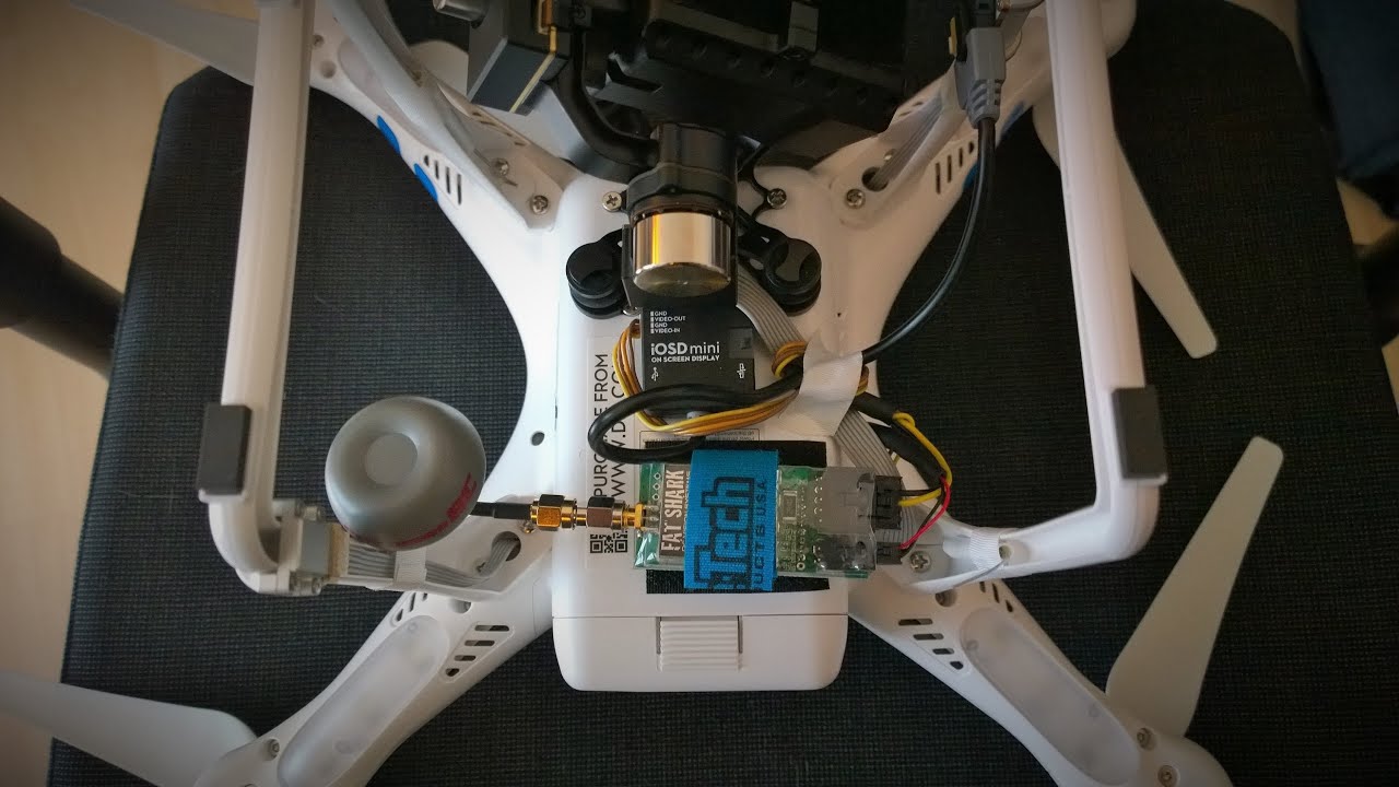 DJI Phantom 2 with FPV and iOSD flight