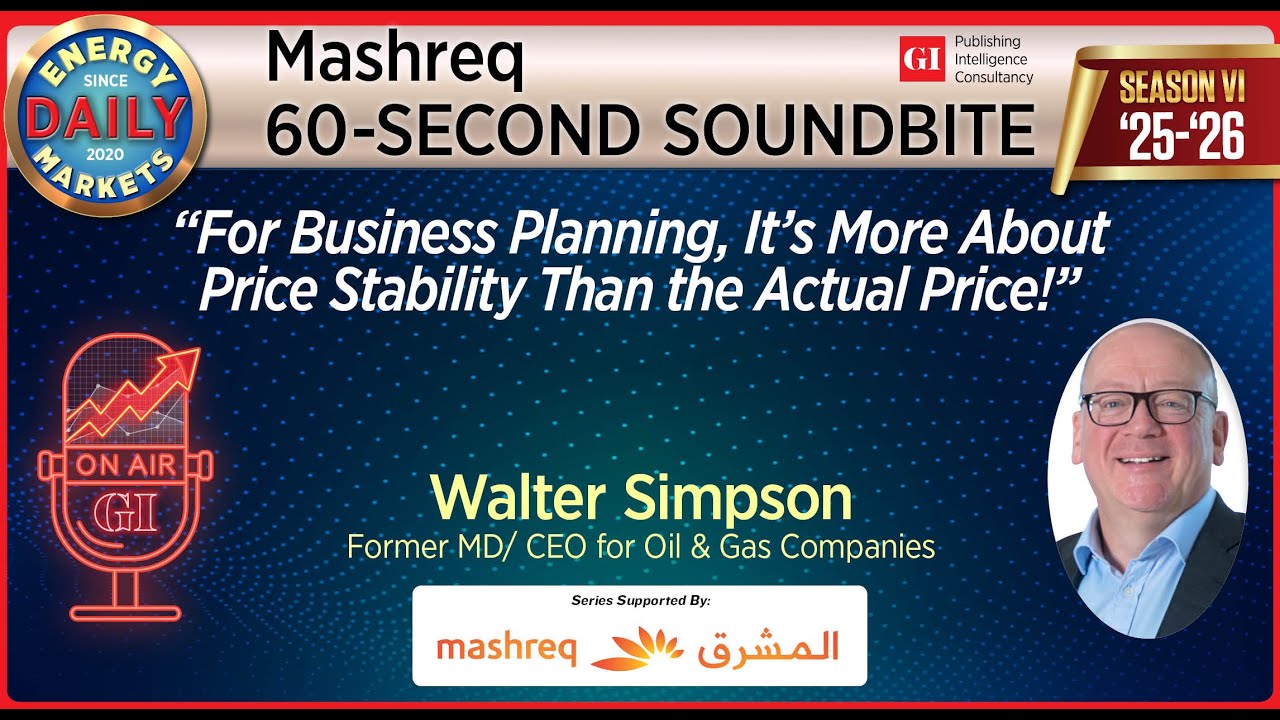 Daily Energy Markets - Mashreq 60 - Second Soundbite