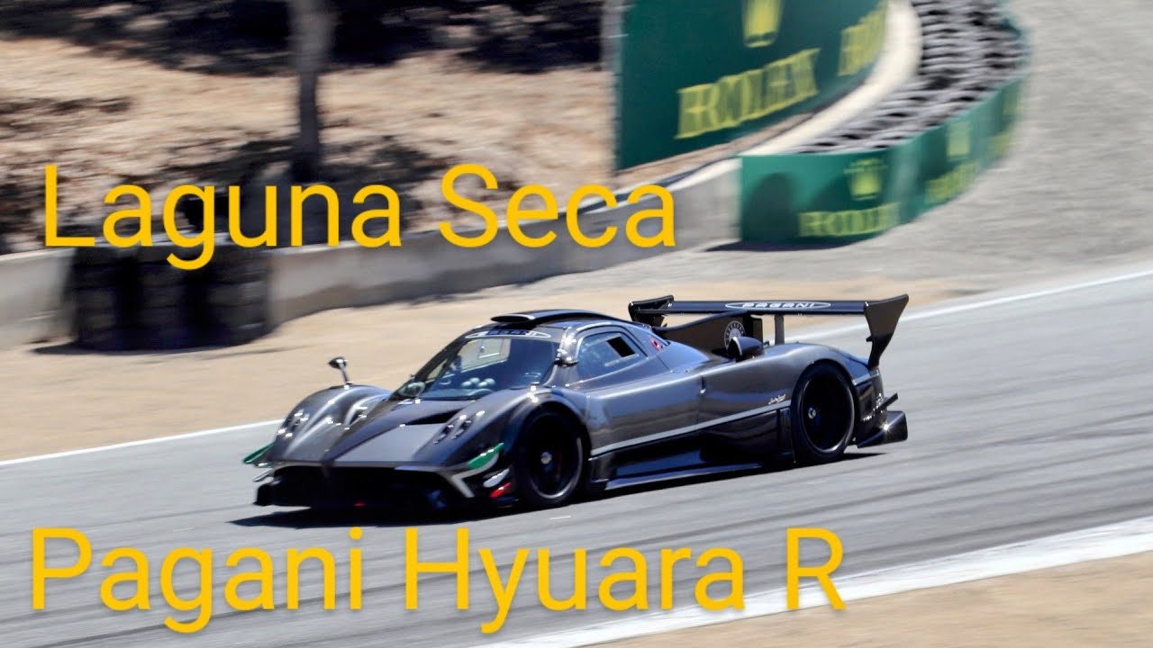 Pagani Zonda R & Hyuara R at Laguna Seca during Monterey Car Week 8/21/22