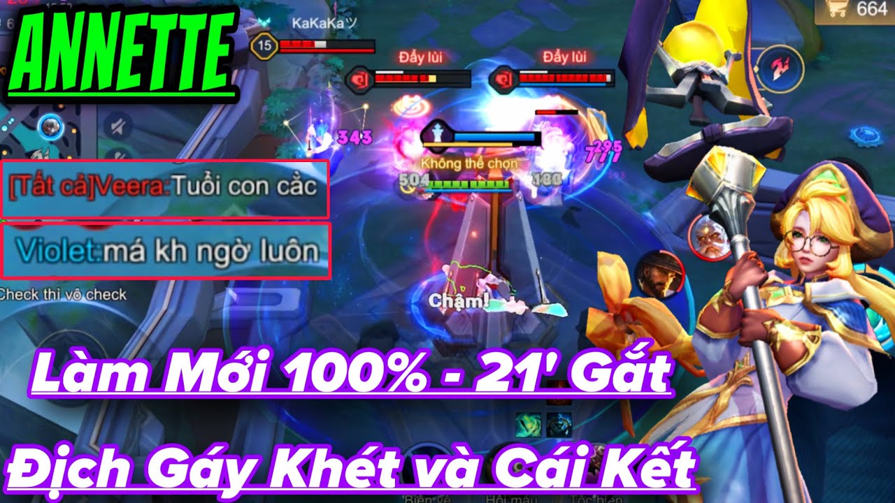 ANNETTE Làm Mới 100% - 21 Phút Gắt Địch Gáy Khét Tuổi và Cái Kết